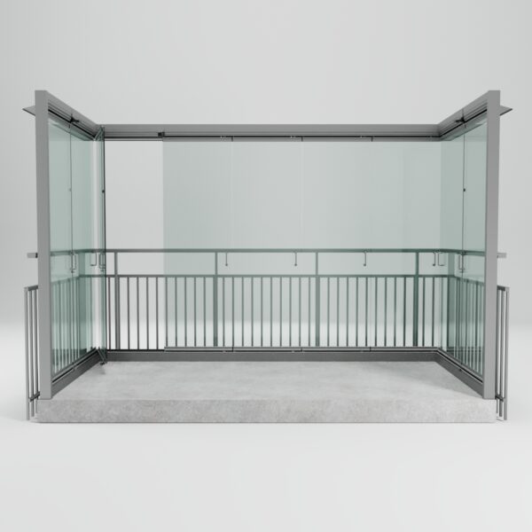 410 Ramfri våningshög dörr